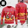 Kansas City Chiefs Checkerboard Pattern 2023 Ugly Christmas Sweater