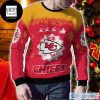 Kansas City Chiefs Mickey Mouse Pattern 2023 Ugly Christmas Sweater