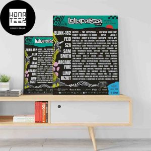 Lollapalooza Chile March 15-17 2024 Parque Cerrillos Fan Gifts Home Decor Poster Canvas