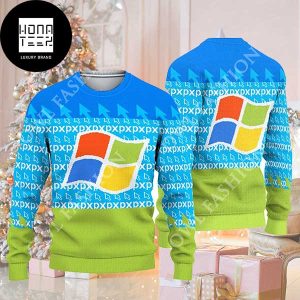 Microsoft Windows XP Classic 2023 Ugly Christmas Sweater