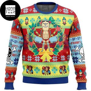 One Piece Christmas Franky 2023 Ugly Christmas Sweater