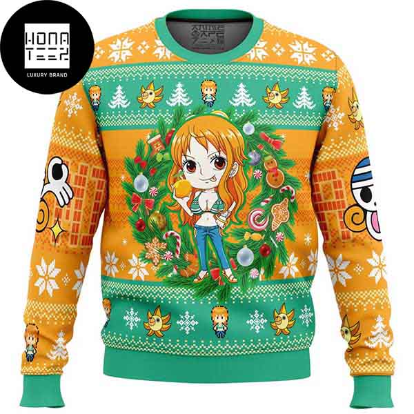 One Piece Christmas Nami 2023 Ugly Christmas Sweater
