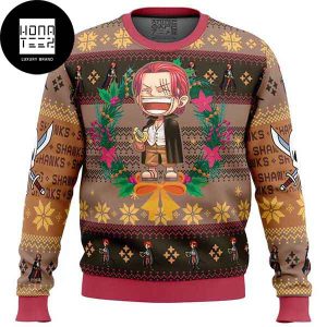One Piece Christmas Shanks 2023 Ugly Christmas Sweater