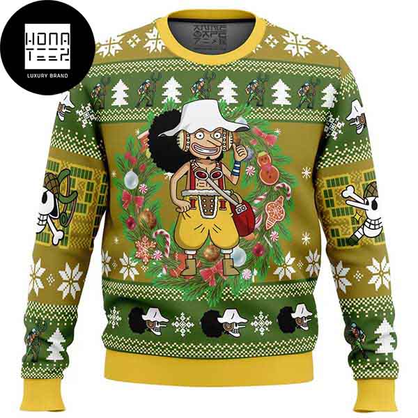 One Piece Christmas Usopp 2023 Ugly Christmas Sweater