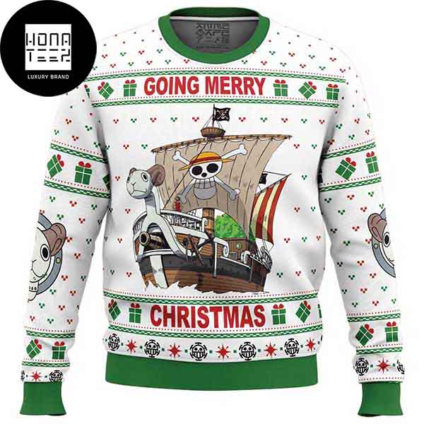 One Piece Going Merry Christmas 2023 Ugly Christmas Sweater