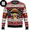 One Piece I Want To Eat Meat Luffy 2023 Ugly Christmas Sweater