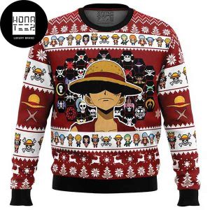 One Piece Jolly Rogers 2023 Ugly Christmas Sweater