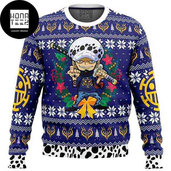 One Piece Trafalgar Law Christmas 2023 Ugly Christmas Sweater
