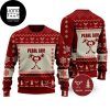 Pearl Jam Logo With Reindeer Pattern 2023 Ugly Christmas Sweater