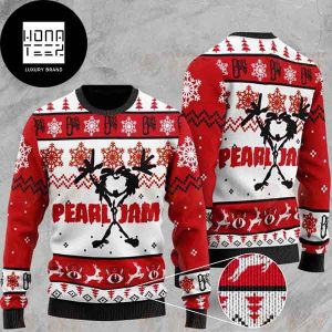 Pearl Jam Rock Band Xmas Gifts 2023 Ugly Christmas Sweater