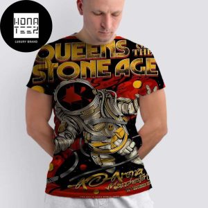 Queens Of The Stone Age AO Arena Manchester UK November 14th 2023 Fan Gifts All Over Print Shirt