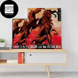 Queens Of The Stone Age In Times New Roman November 22 2023 Dublin Ireland Fan Gifts Home Decor Poster Canvas