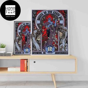 Queens Of The Stone Age November 12 2023 Antwere BE Seorteageis Fan Gifts Home Decor Poster Canvas