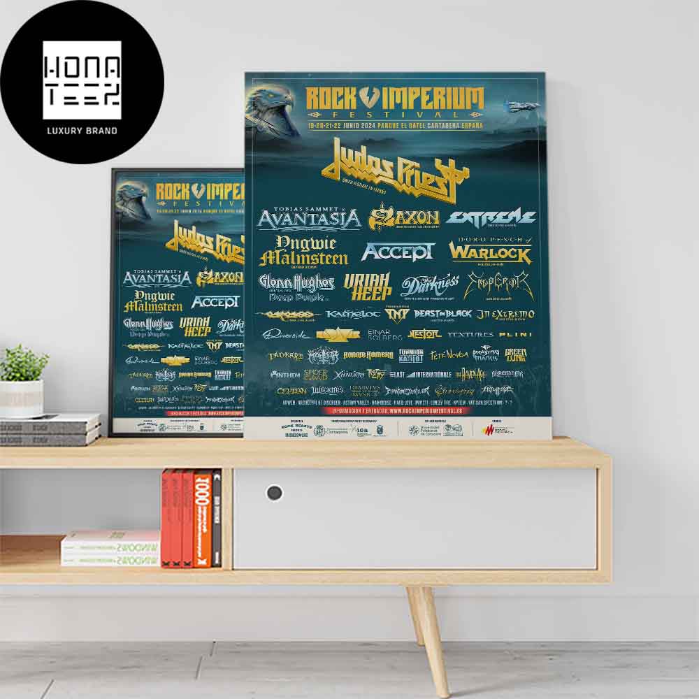 Rock Imperium Festival Line Up 19 20 21 21 June 2024 Parque El Batel Cartagena Spain Fan Gifts Home Decor Poster Canvas