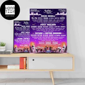 Rolling Loud California March 15-17 2024 Inglewood Hollywood Park Grounds Adjacent To Sofi Stadium Fan Gifts Home Decor Poster Canvas
