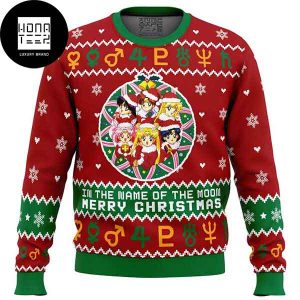 Sailor Moon Guardians In The Name Of The Moon 2023 Ugly Christmas Sweater