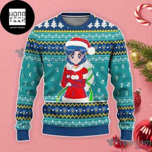 Sailor Moon Sailor Mercury Anime 2023 Ugly Christmas Sweater