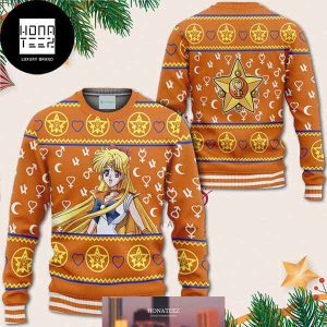 Sailor Moon Sailor Venus Xmas Gifts 2023 Ugly Christmas Sweater