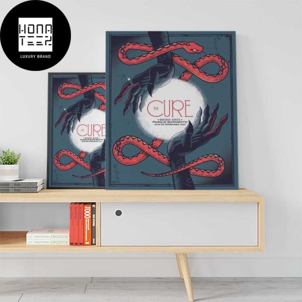 The Cure 25 November 2023 Buenos Aires Parque Sarmiento Fan Gifts Home Decor Poster Canvas