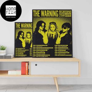 The Warning Band Europe Tour 2024 Fan Gifts Home Decor Poster Canvas
