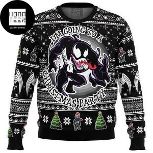 Venom I’m Going To A Christmas Party 2023 Ugly Christmas Sweater