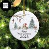Winnie The Pooh It Is Baby The First Christmas Customized Name 2023 Christmas Ornament
