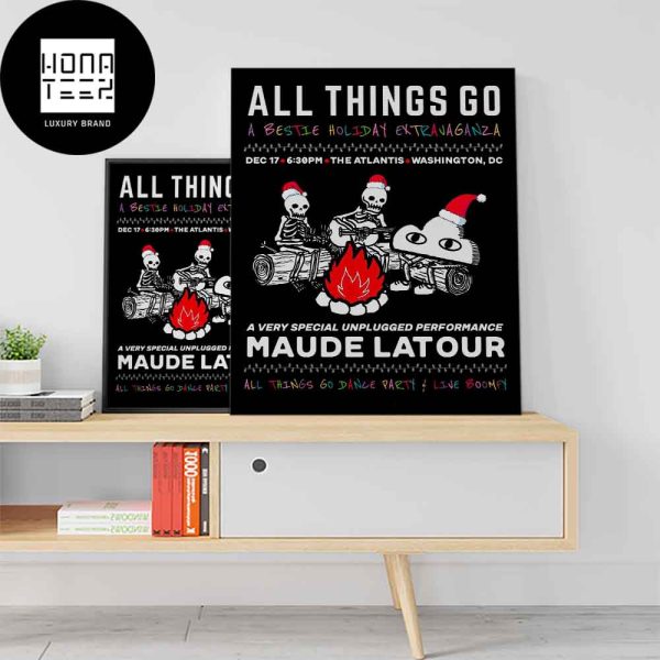 All Thing Go A Bestie Holiday Extravaganza December 17 2023 Washington DC Fan Gifts Home Decor Poster Canvas