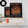 Amon Amarth Heidrun Over Europe 2024 Fan Gifts Home Decor Poster Canvas