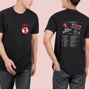 Bad Religion First-ever Live Show With Social Distortion 2024 Fan Gifts Two Sides Classic T-Shirt