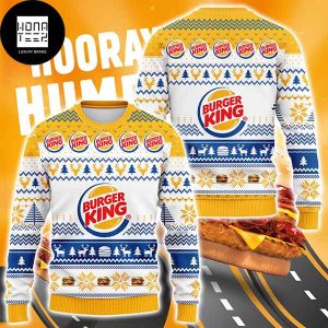 Burger King Hooray Xmas Signature 2023 Ugly Christmas Sweater