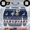 Dallas Cowboys Vintage Design Xmas Tree Pattern 2023 Ugly Christmas Sweater