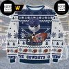 Dallas Cowboys X Rick Morty 2023 Ugly Christmas Sweater