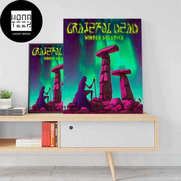 Grateful Dead Winter Solstice Christmas And New Year 2024 Fan Gifts Home Decor Poster Canvas