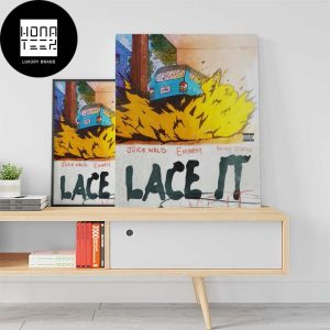Lace It Juice WRLD And Eminem And benny blanco New Single Fan Gifts Home Decor Poster Canvas