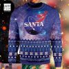 NASA Logo With Christmas Tree Pattern 2023 Ugly Christmas Sweater