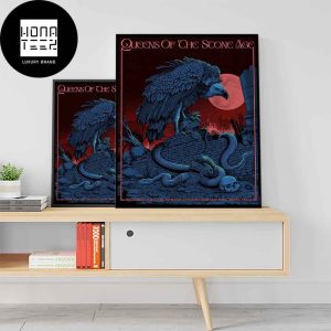 Queens Of The Stone Age Tour December 10 2023 The Pavilion at TMF Irving Texas Fan Gifts Home Decor Poster Canvas