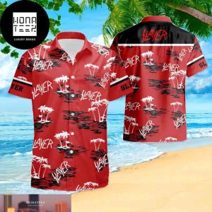Slayer With Coconut Tree Pattern 2024 Summer Trending Ver 2 Hawaiian Shirt