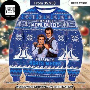 Step Brothers Prestige Worldwide Presents Boats N Hoes 2023 Christmas Sweater
