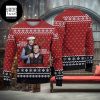 Step Brothers With Santa Hat Prestige Worldwide Boat n Hoes 2023 Ugly Christmas Sweater