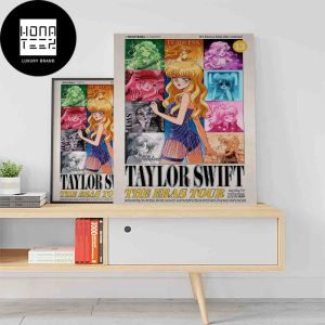 Taylor Swift The Eras Tour Hanavbara Version Cute Fan Gifts Home Decor Poster Canvas