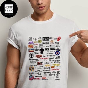 The British Rock Bands Full Logo Fan Gifts Classic T-Shirt