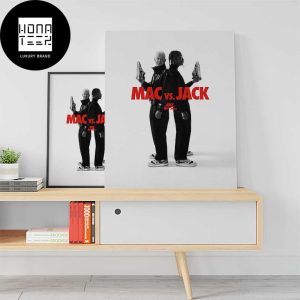 Travis Scott Nike Attack Mac vs Jack Fan Gifts Home Decor Poster Canvas