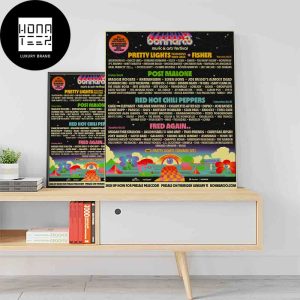 Bonnaroo 2024 Music And Arts Festival June 13-16 2024 Manchester TN Fan Gifts Home Decor Poster Canvas