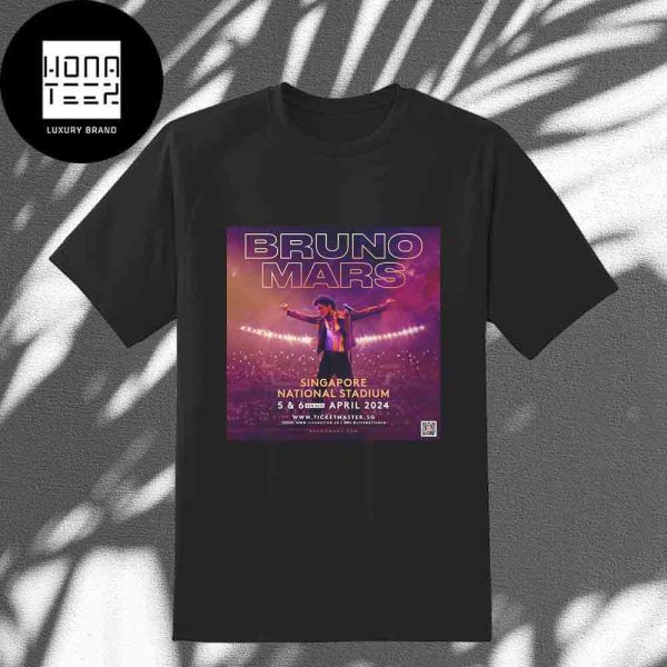 Bruno Mars Singapore National Stadium April 5-6 2024 Fan Gifts Classic T-Shirt