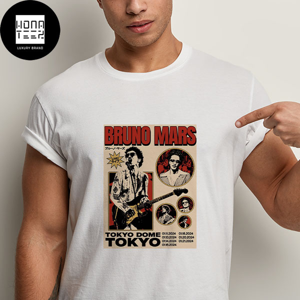 Bruno Mars Tokyo Dome Tokyo Japan 2024 Fan Gifts Classic T-Shirt