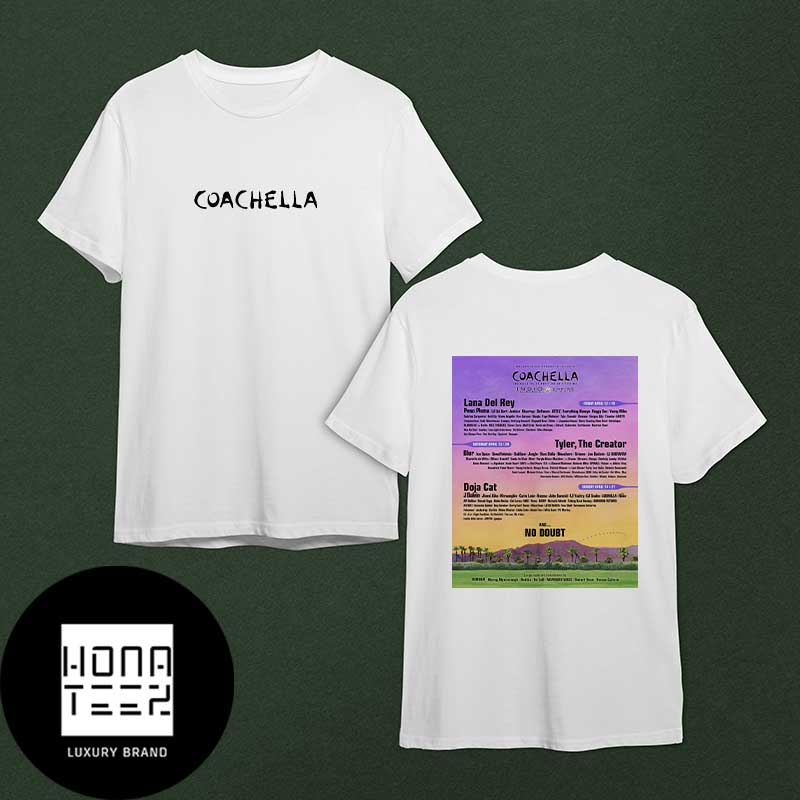 Coachella 2024 Lineup April 12-14 And 19-21 2024 Fan Gifts Two Sides Classic T-Shirt