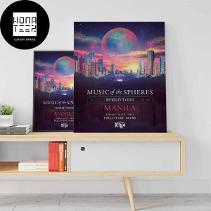 Coldplay Music Of The Spheres World Tour Manila January 19-20 2024 Philippine Arena Fan Gifts Home Decor Poster Canvas