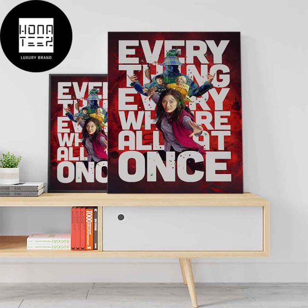 Everything Everywhere All at Once Coming To Netflix on February 23rd 2024 Fan Gifts Home Decor Poster Canvas