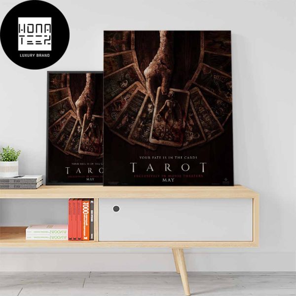 First poster For Tarot A New Horror Movie In Theaters On May 10 2024 Fan Gifts Home Decor Poster Canvas