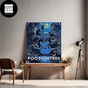 Foo Fighters January 27 2024 Sky Stadium Wellington Fan Gifts Home Decor Poster Canvas